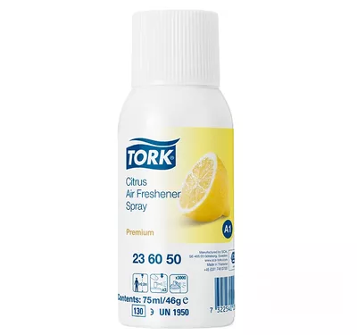 Освежитель воздуха для диспенсера 75мл TORK цитрусовый (236050)