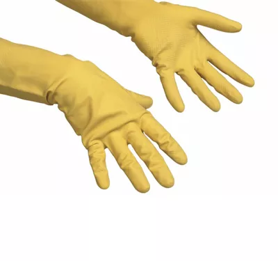 Перчатки резиновые Vileda Контракт желтые L (101018/100540)
