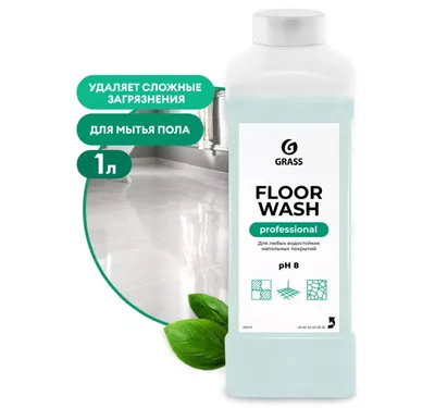 Средство для мытья полов 1л GraSS Floor Wash нейтральное (250110)