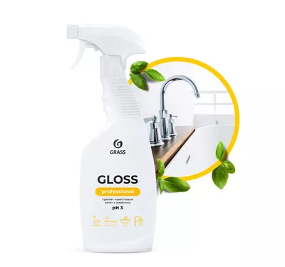 Средство для мытья сантехники 600мл GraSS Gloss Professional (125533)